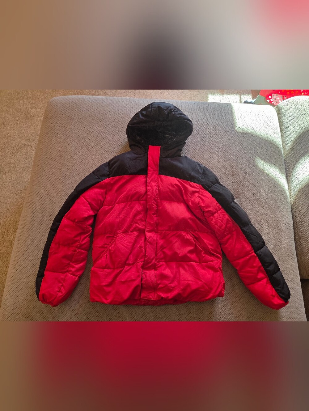 Big Boy's Wonder Nation Hooded Winter Snow Puffer Bubble Jacket Coat Size: XL